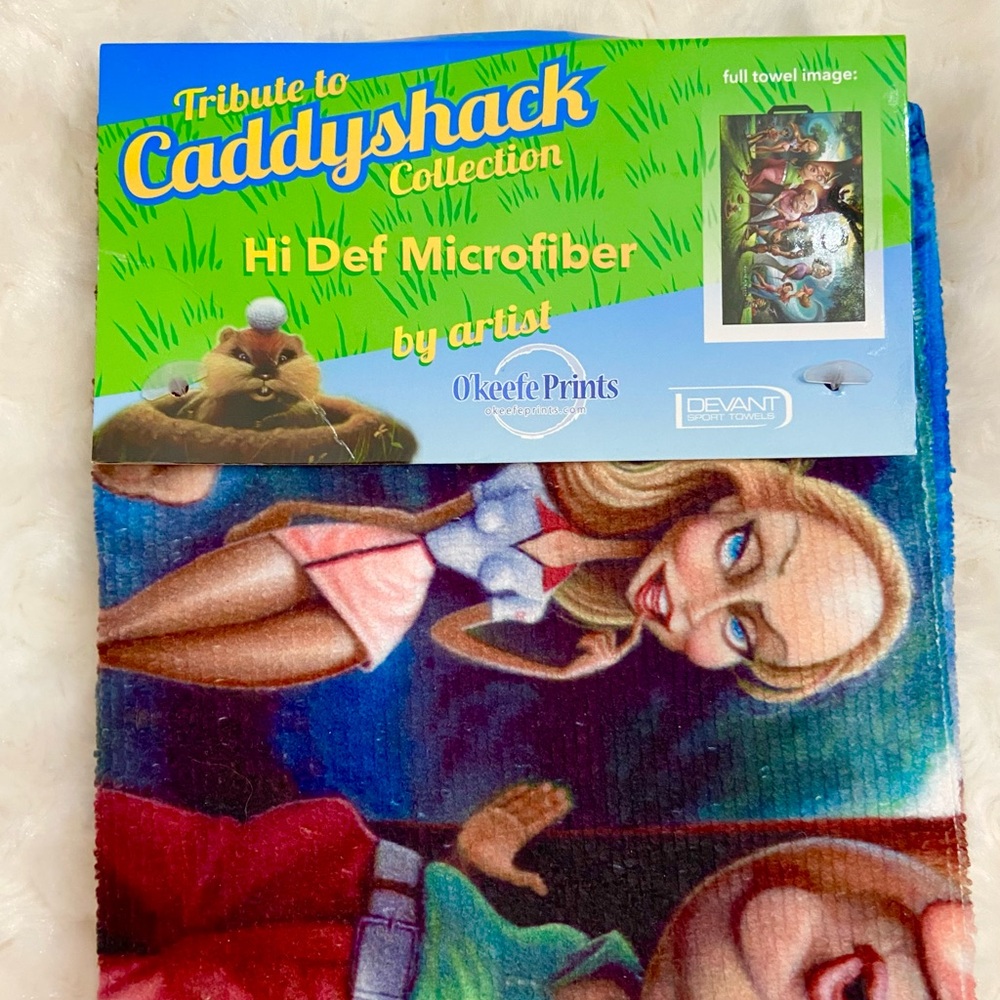 NWT Caddyshack Microfiber Golf Towel